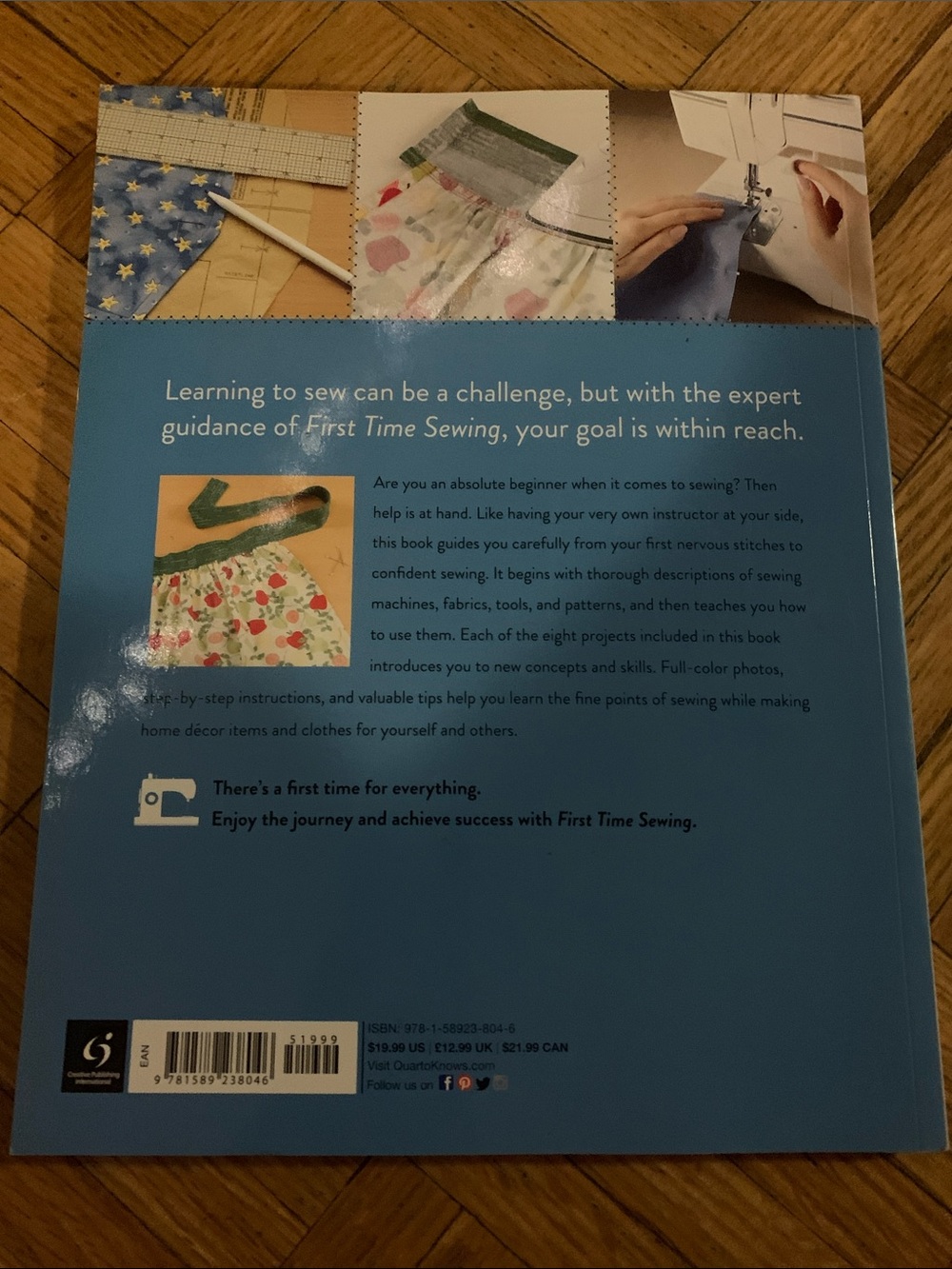 First Time Sewing: The Absolute Beginner's Book - Picture 2 of 4